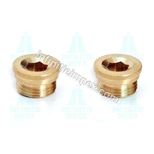 Golden Brass Wall Mixer Threaded Bush