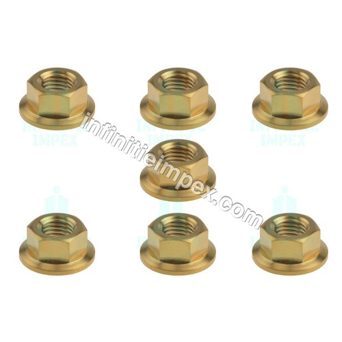 Golden Brass Flang Nut