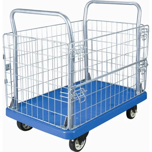 Blue Big Apple Cage Trolley