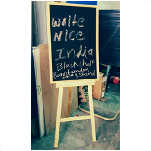 Black Chalk Board Wooden Frame