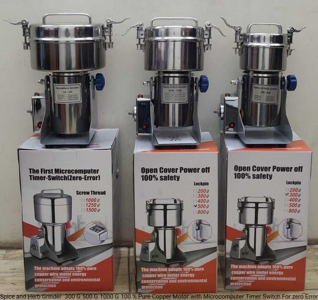 Silver Masala Grinder Machine