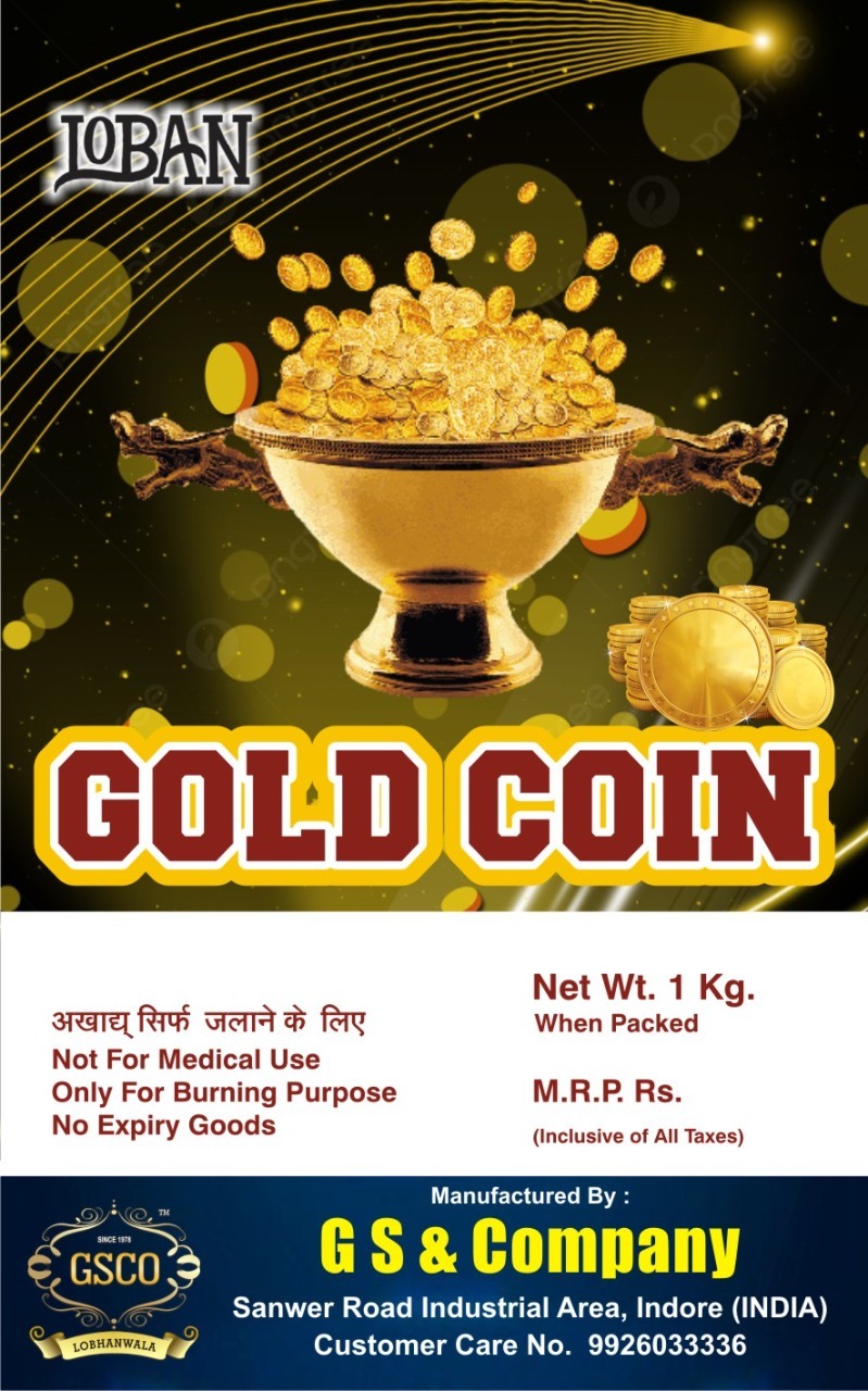 Easy To Cleaned Loban Gold Coin