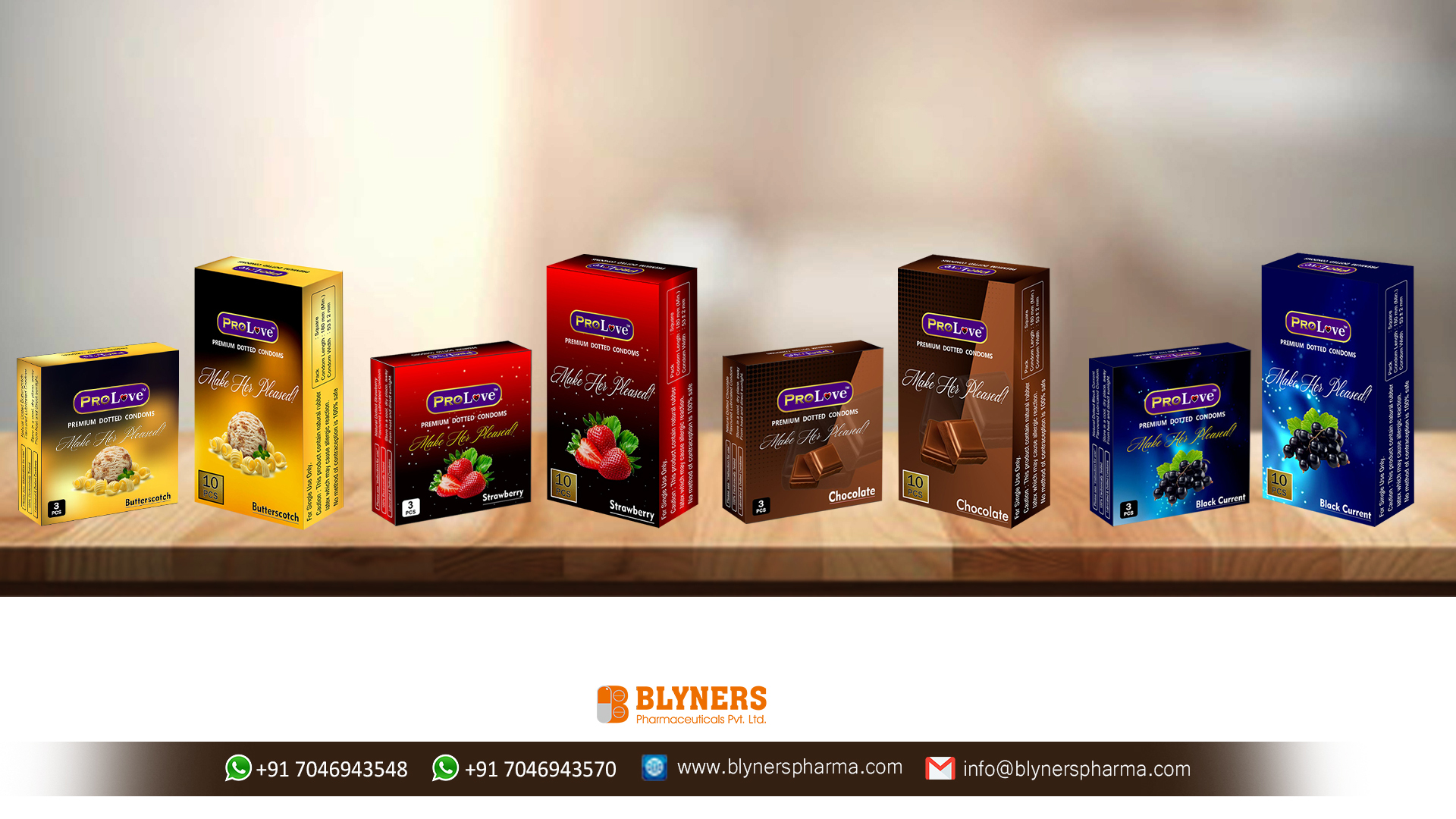 Dotted Condoms - Chocolate Flavour - 3 Pcs