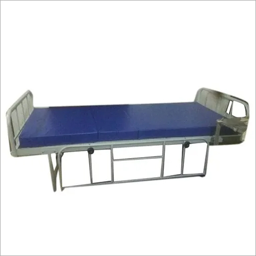 Silver N Blue Manual Hospital Fowler Bed