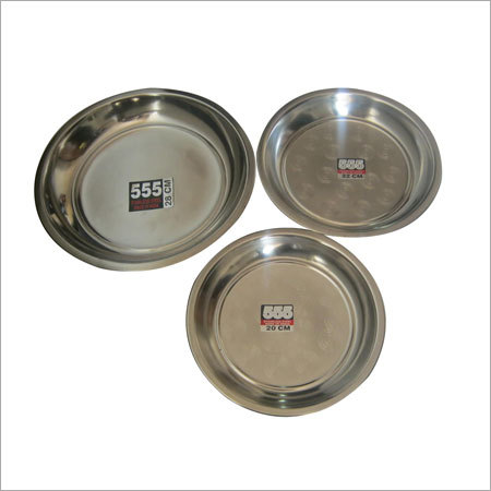 स्टेनलेस स्टील की प्लेटें