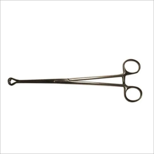 Medical Babcock Forceps - Stainless Steel, Durable Silver Color | Ideal for Operation Theater Use in Hospitals