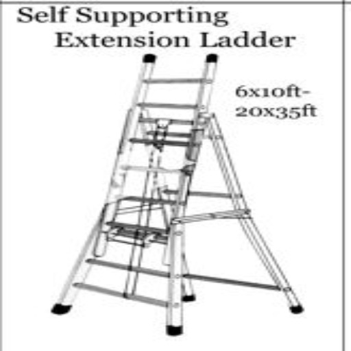 High Quality Aluminium Self Support Extension Ladder