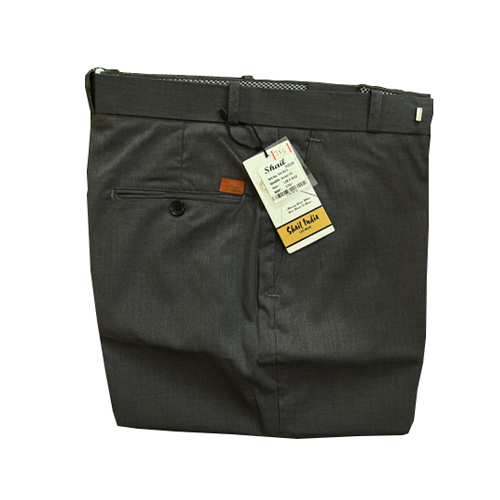 Black Trousers - Polyester Regular Fit All Sizes | Quick-dry Wrinkled Pattern Four Pockets Colorfast Finish