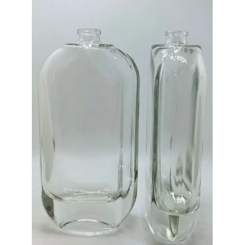 100 Ml Glass Perfume Bottle For Women - Color: Clear