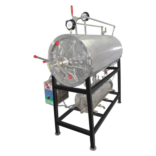 Silver High Pressure Horizontal Autoclave
