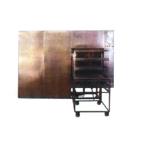 सिल्वर हॉरिजॉन्टल स्लाइडिंग डोर आटोक्लेव