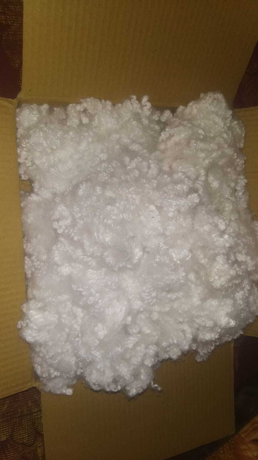 Indorama Virgin Hollow Conjugated Siliconized Polyester Staple Fibre - 15dx64mm 100% Polyester Material Washable Ideal For Pillow & Soft Toy Stuffing