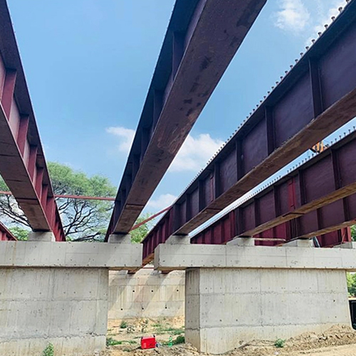 Steel Girder Bridge - I-Shaped Steel Construction, High Quality, Durable Design for Highway and Railway Applications