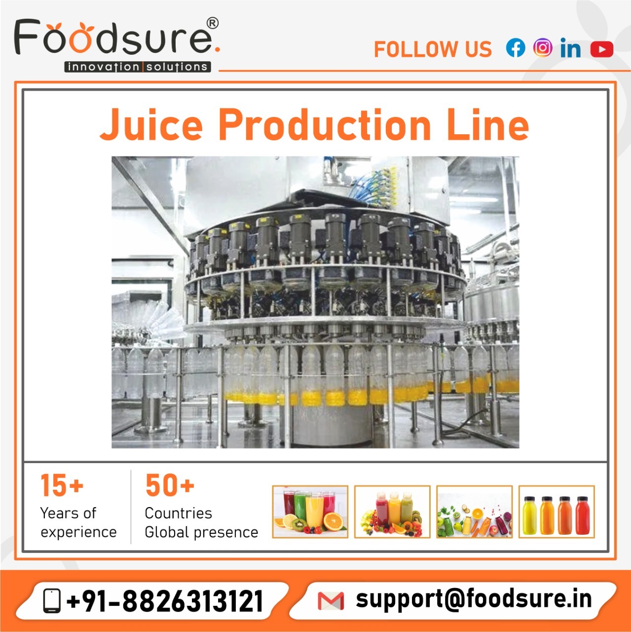 Flavored Beverages Plant Setup Consultant