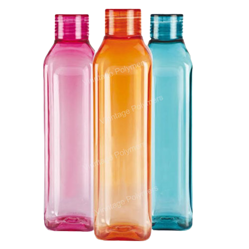 मल्टीकलर 1 लीटर फ्रिज पेट बॉटल