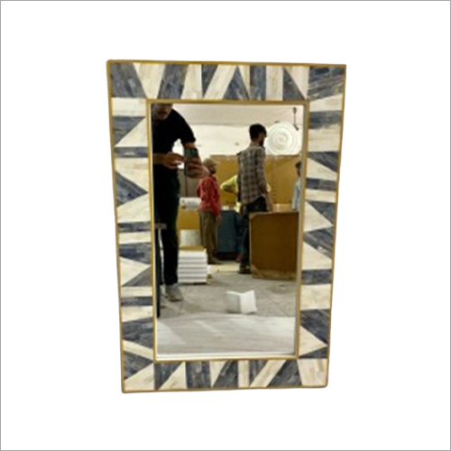 वाटर रेसिस्टेंस बोन इनले मिरर फ्रेम