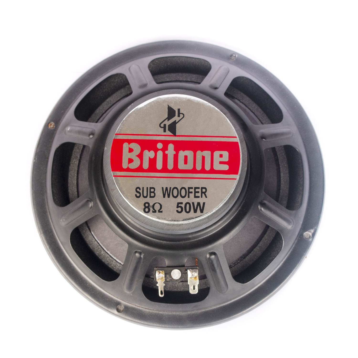 Britone 850 Subwoofer - 8 Inch, 20x9x9 Cm, Black | Rigid Kevlar-reinforced Cone, 50w Rms Output