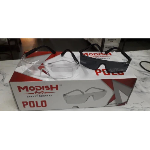 ब्लैक एंड ट्रांसपेरेंट पॉलीकार्बोनेट सेफ्टी गॉगल