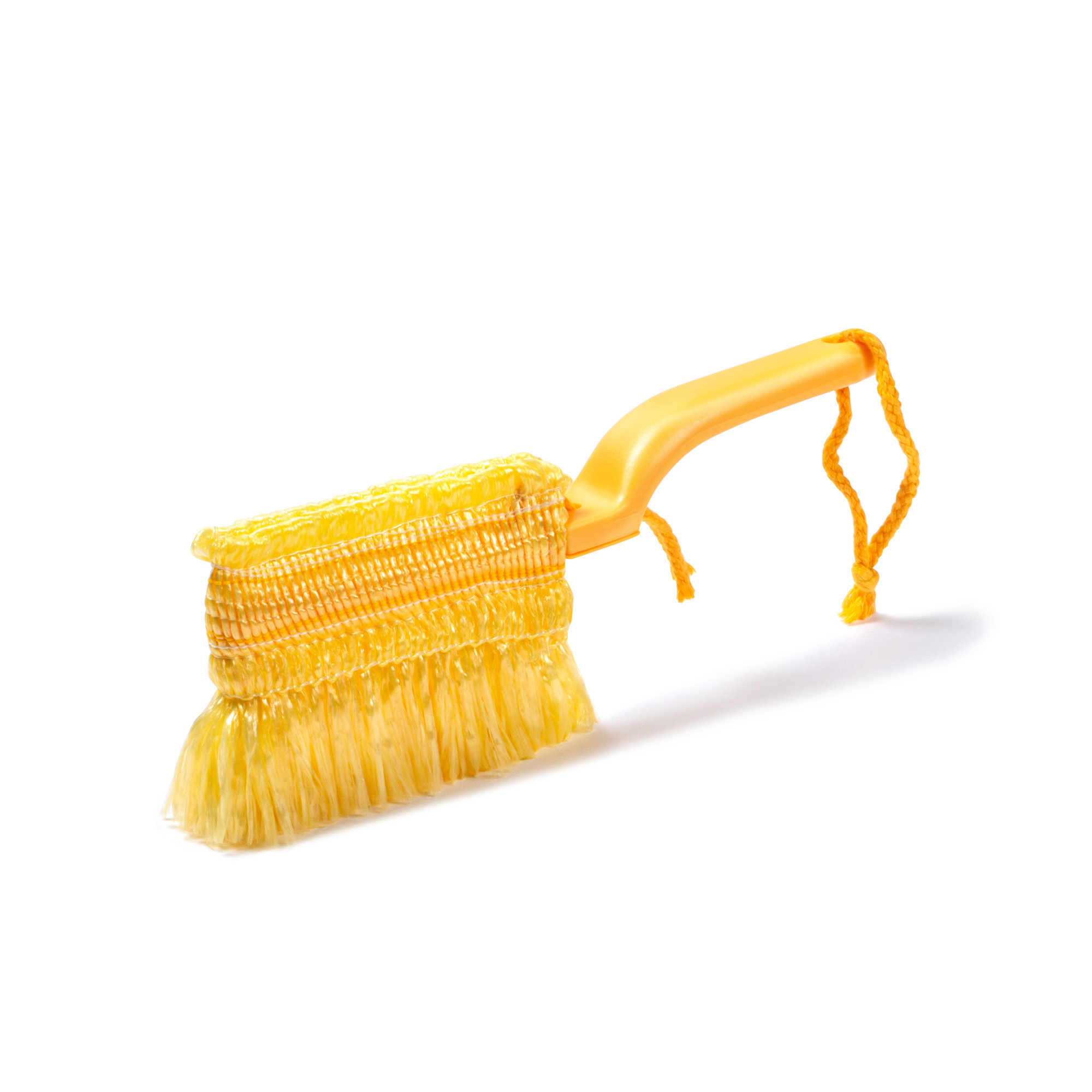 Computer Brush - Lightweight Plastic, Yellow | Ergonomic Handle For Deep Cleaning, Static-free Microfiber For Dusting Devices
