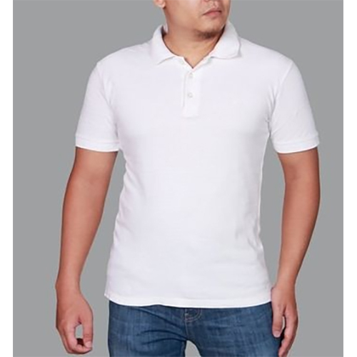 Men's Polo Shirt - Cotton Fabric, Customized Size, Blue Color | Comfortable, Breathable, Stylish With Plain Design And Short Sleeves