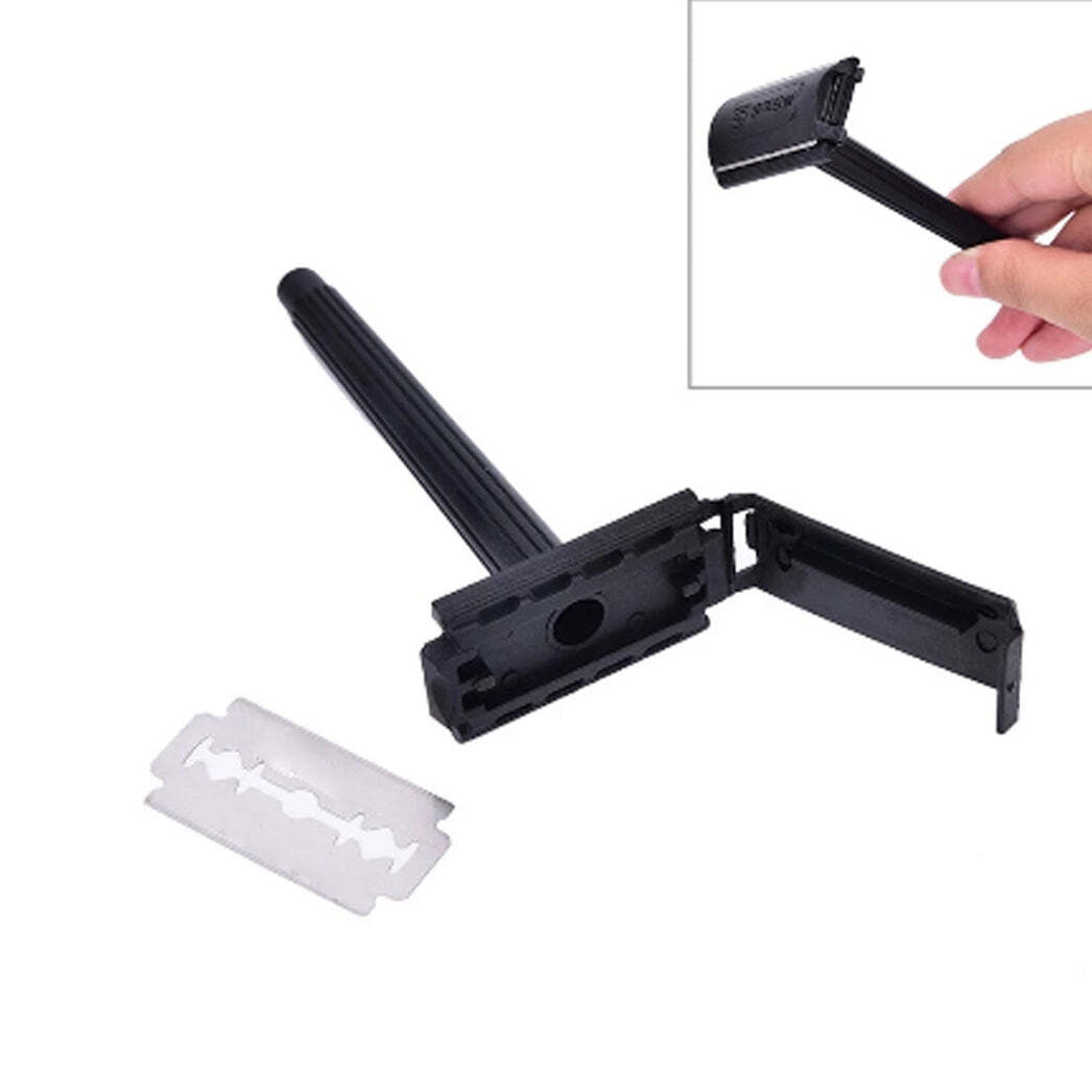 Multi / Assorted3 Shaving Razor For Men Blade Razor With Plastic Grip Handle (With Card Packing) (6008)