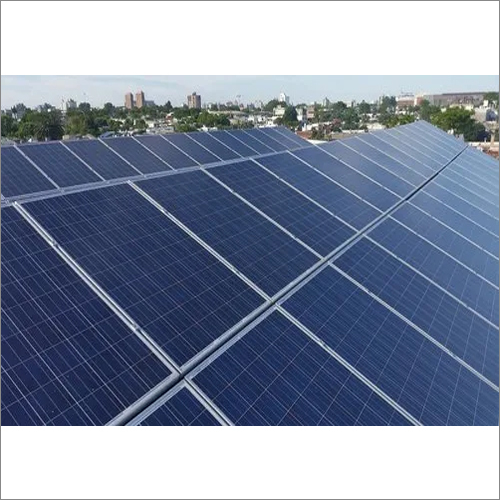 Grid Tie Solar Power Plant - Polycrystalline Material,  Manual Switch Mode, Black Finish