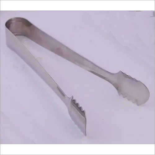 Cookie Tong - Stainless Steel, Silver | Heat Resistant, Tight Grip, Smooth Edges, Lightweight, Ideal for Homes, Hotels, and Restaurants