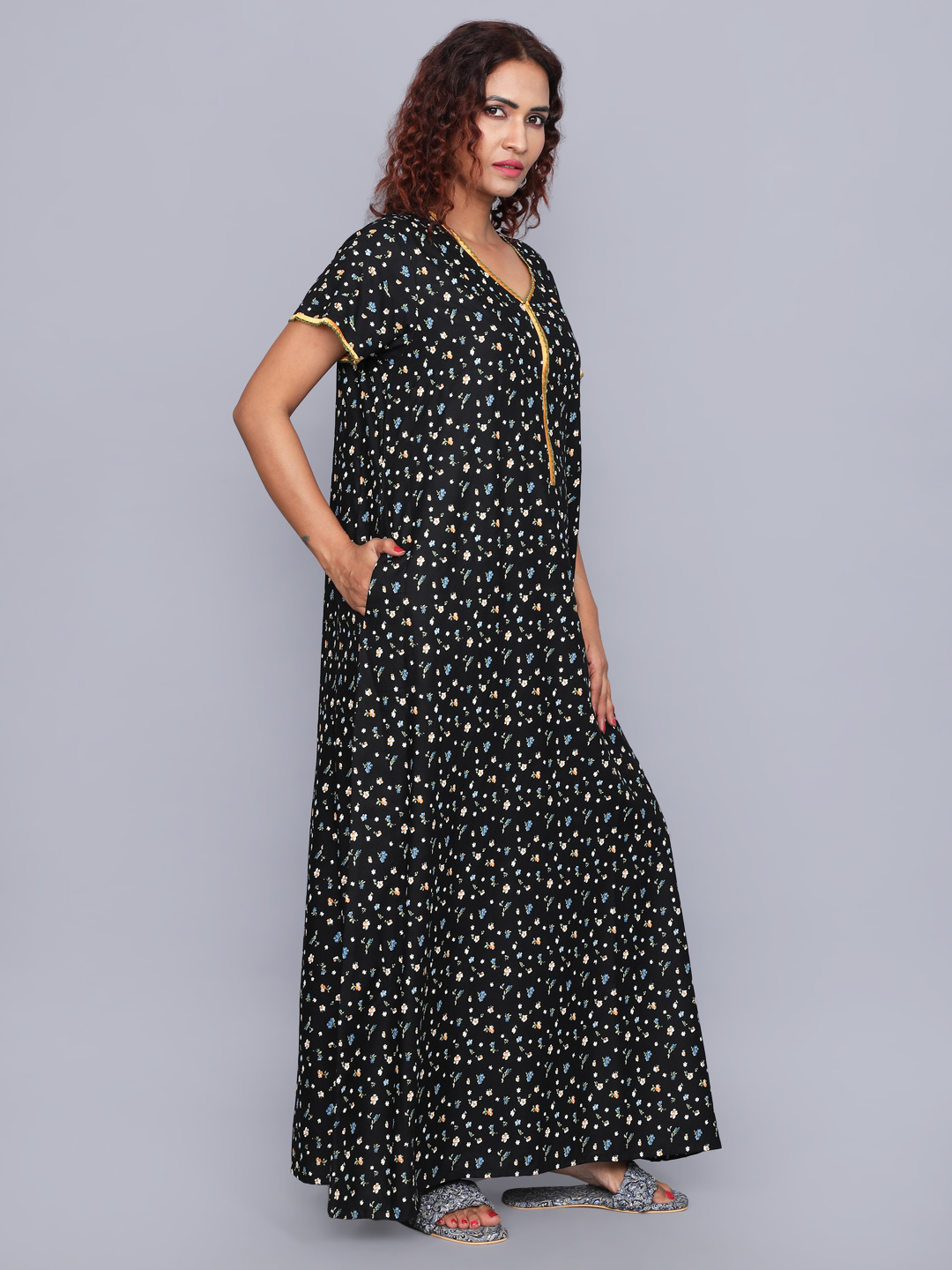 Long Nighty - Material: Cotton