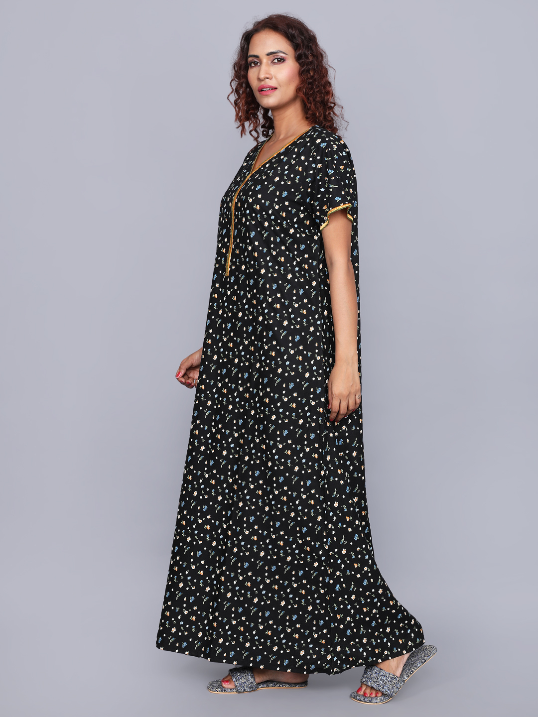 Long Nighty - Material: Cotton