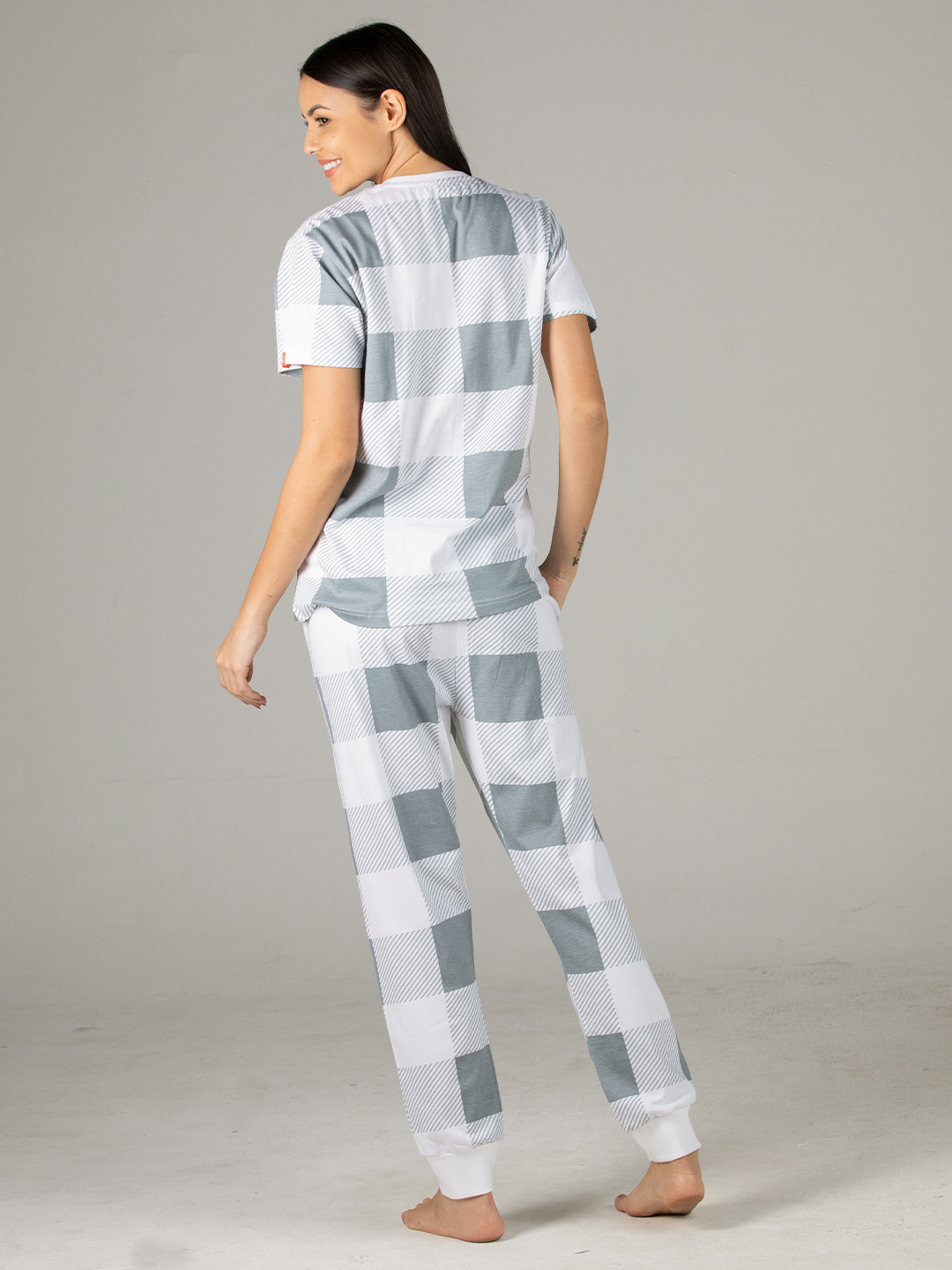 Cotton Pajama Sets - Floral Printed Design, Casual Attire In Green | Highly Breathable, Stretchable Quality, Hand Washable, Colorfast And Anti-shrink