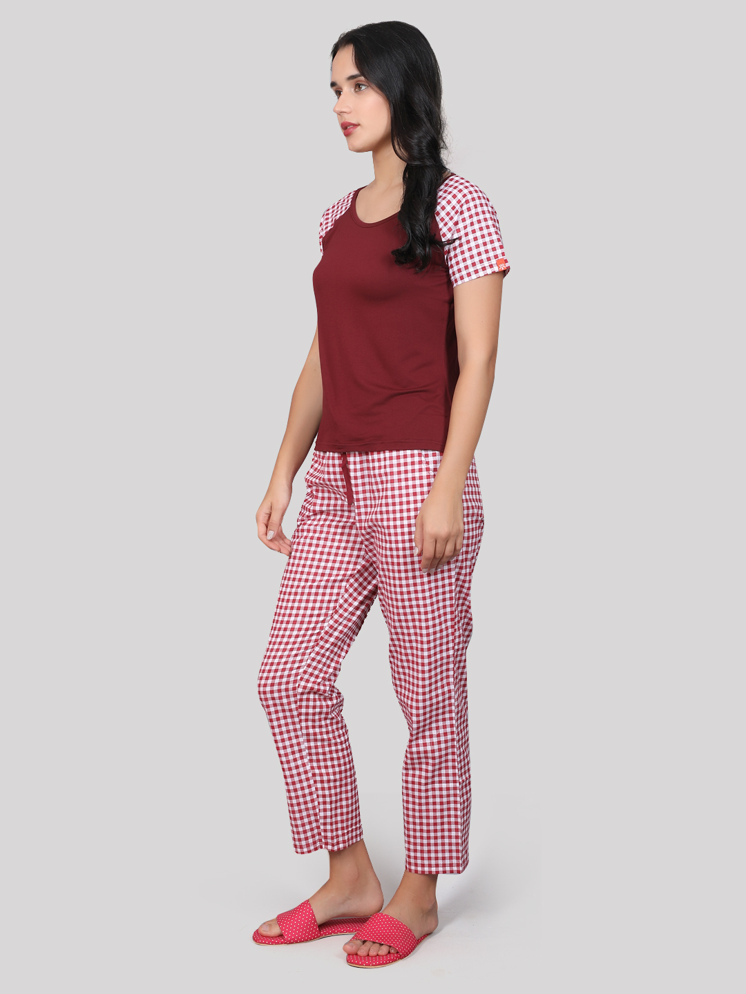 Pajama Dresses - Material: Cotton