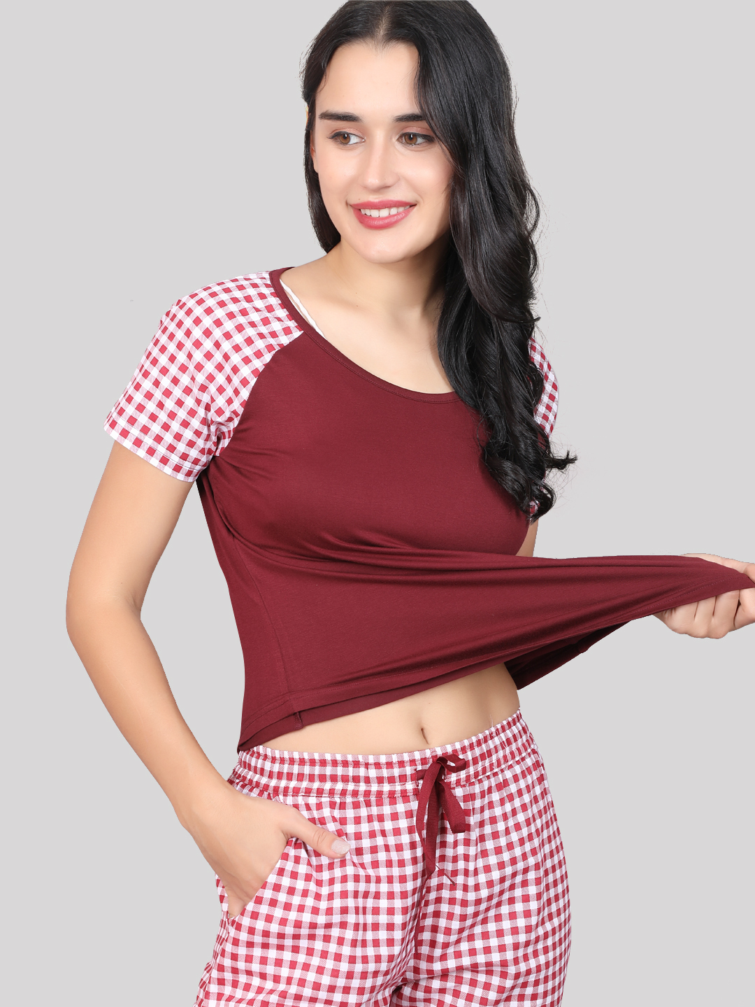 Pajama Dresses - Material: Cotton
