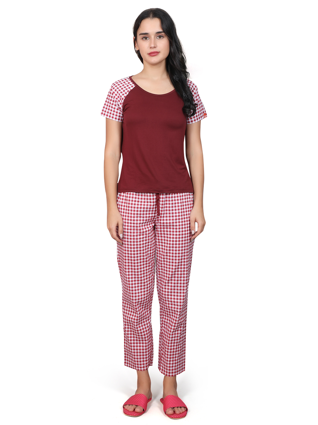Pajama Dresses - Material: Cotton