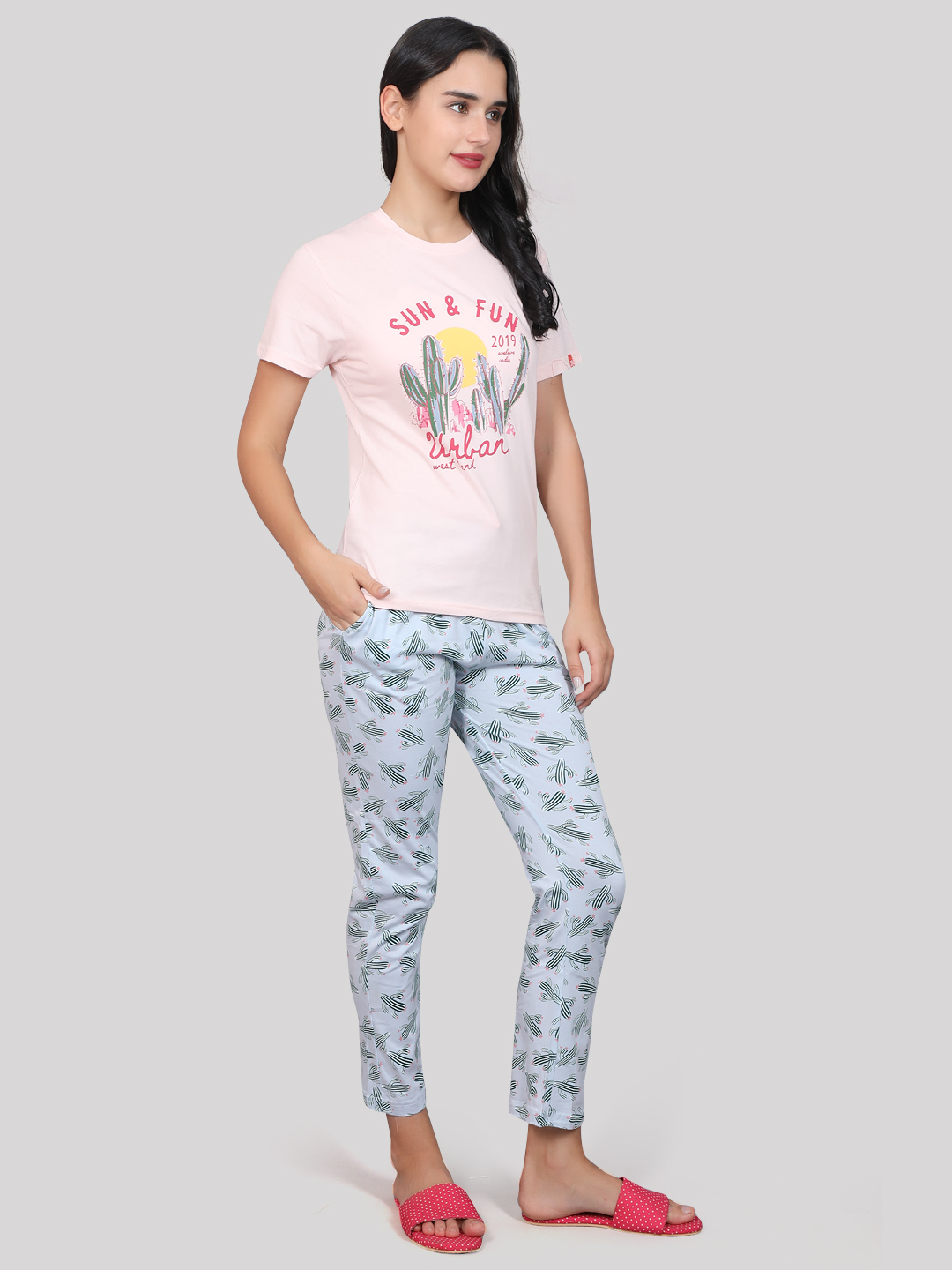 Cotton Ladies Pajama Sets
