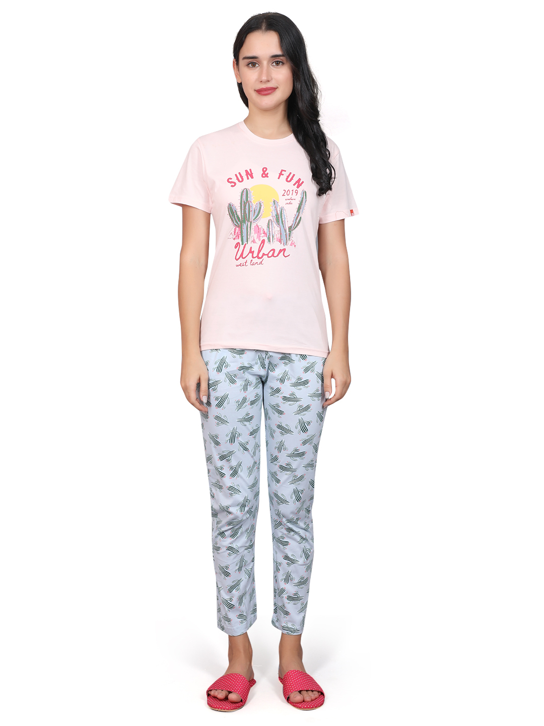 Cotton Ladies Pajama Sets