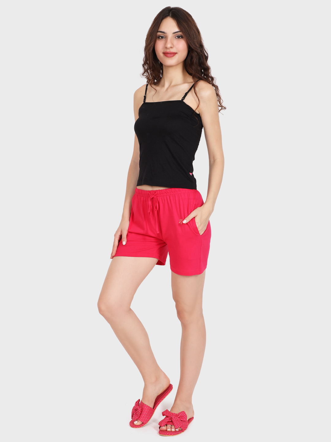 Printed Shorts - Cotton Pajama Set | Women's Comfortable And Stylish Loungewear Suitable For Relaxation And Sleep