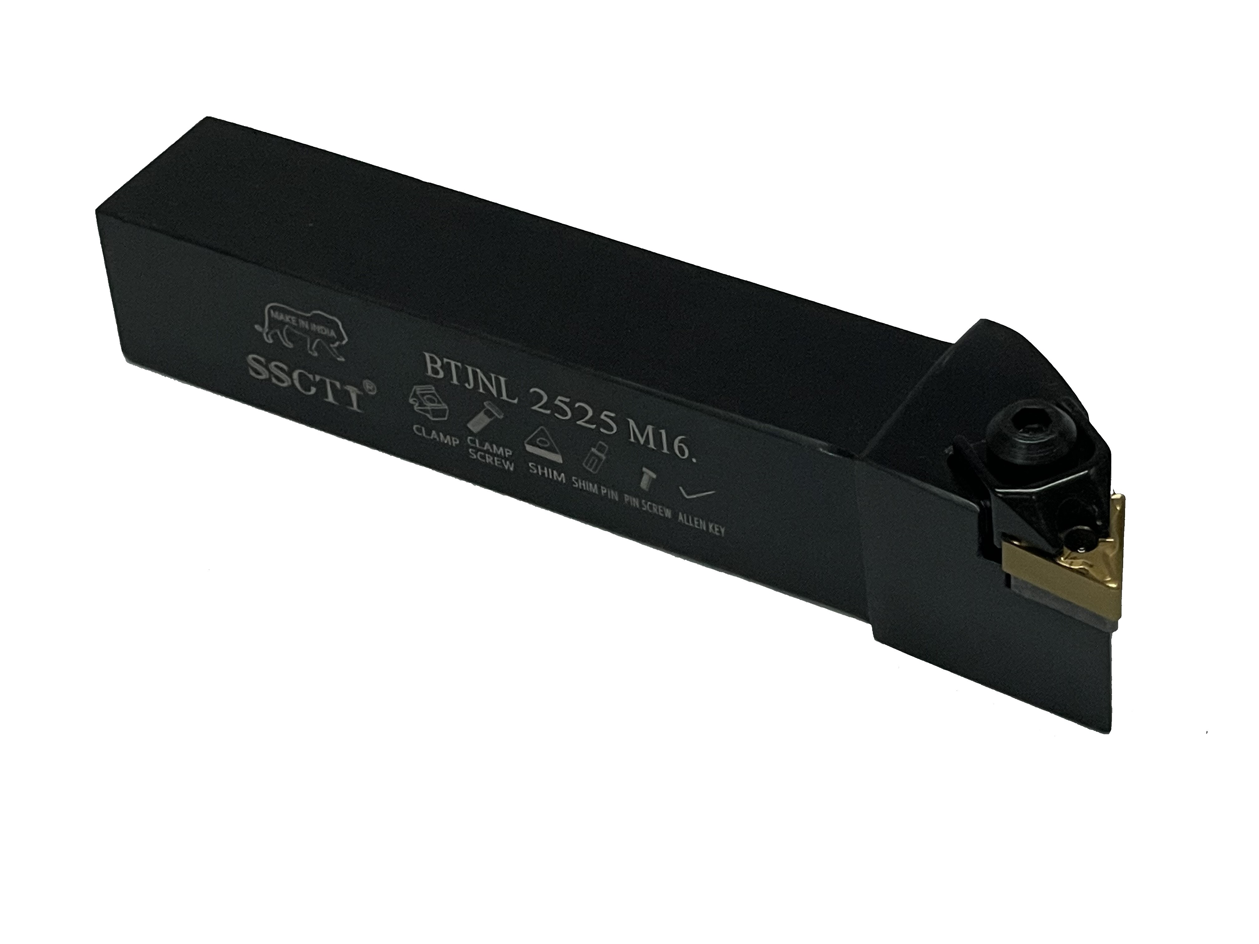 Black Tool Holder - Btjnl/r( Angle Q U Also Available )