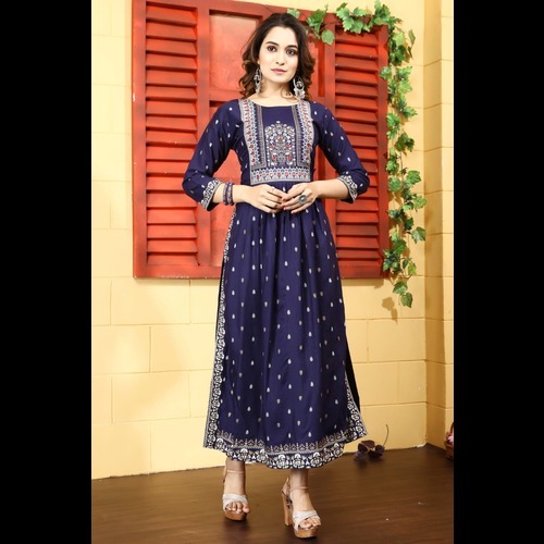 Foil Print Kurti