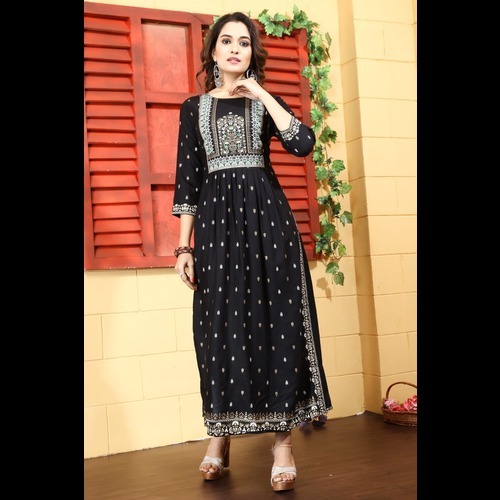 Foil Print Kurti