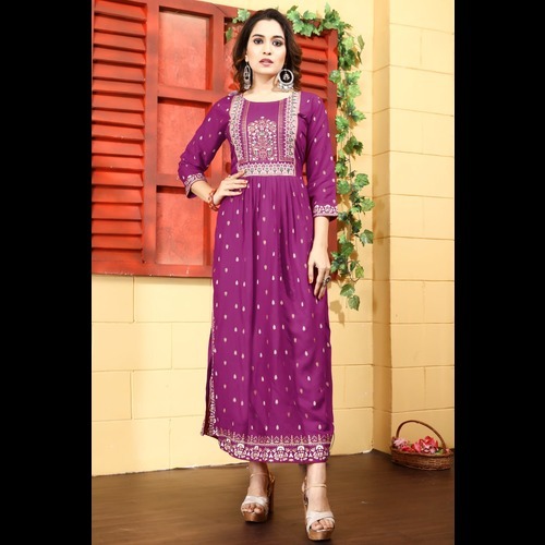 Foil Print Kurti