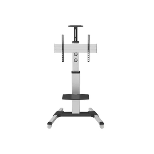 Mobile TV Stand - Metal, 43"-86" Rectangular | Easy Installation, Modern Style for Home Use