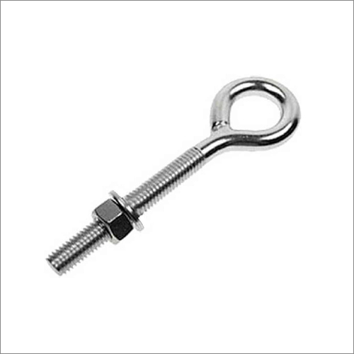 Eye Bolts - SS 304 Galvanized, Customized Size, Round Head, Silver Color, 1-3 Inch Length | Industrial Fastening Solutions