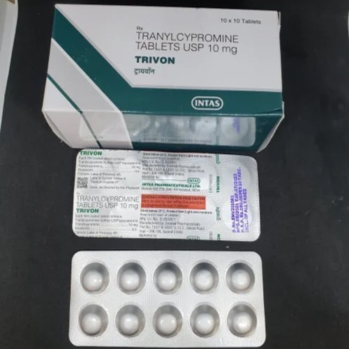 10 मिलीग्राम ट्रानिलिसिप्रोमाइन टैबलेट यूएसपी मेडिसिन कच्चे माल