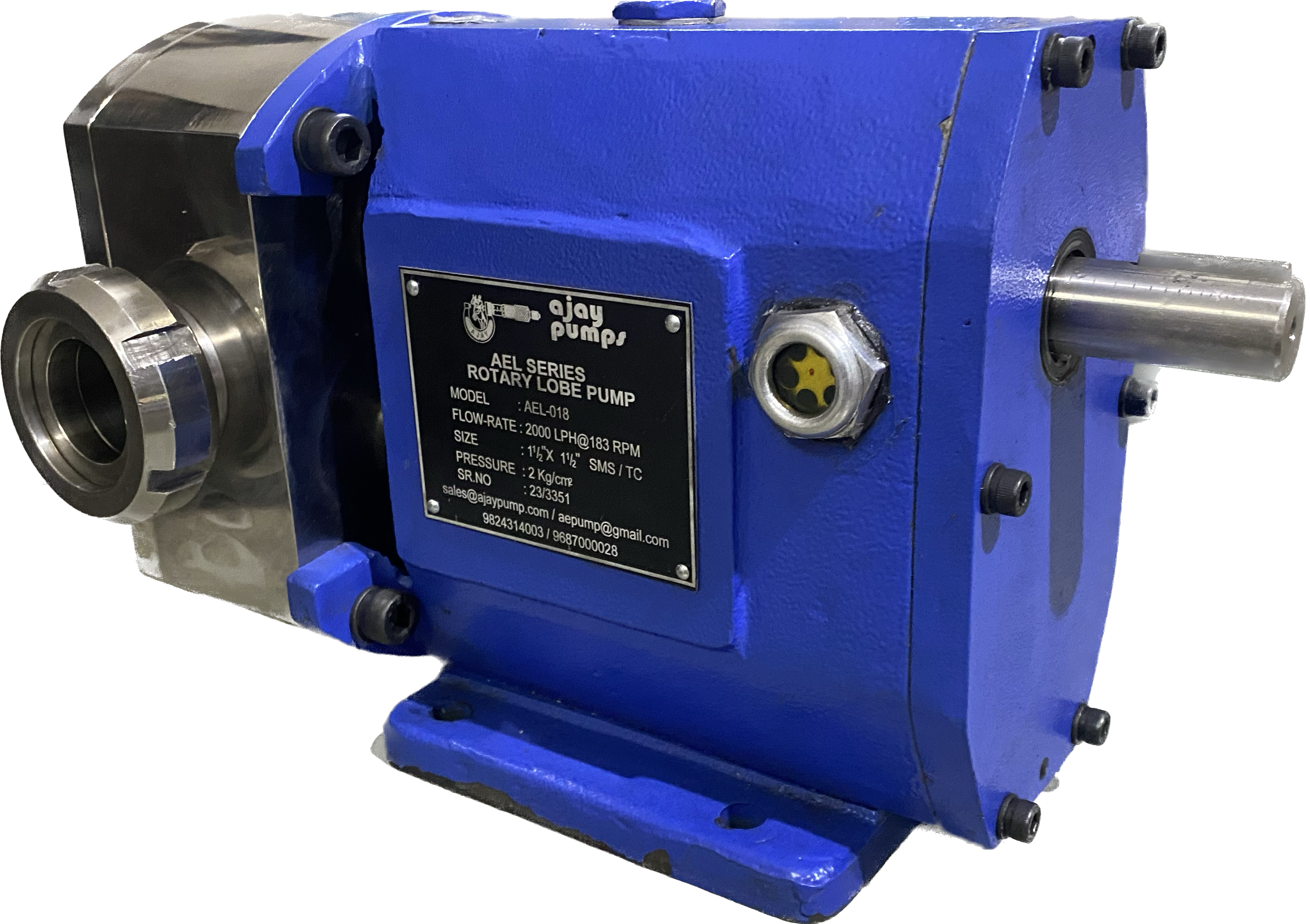 Rotary Lobe Pump - Application: Sewage