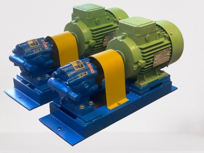 Rotary Gear Pump - Color: Blue
