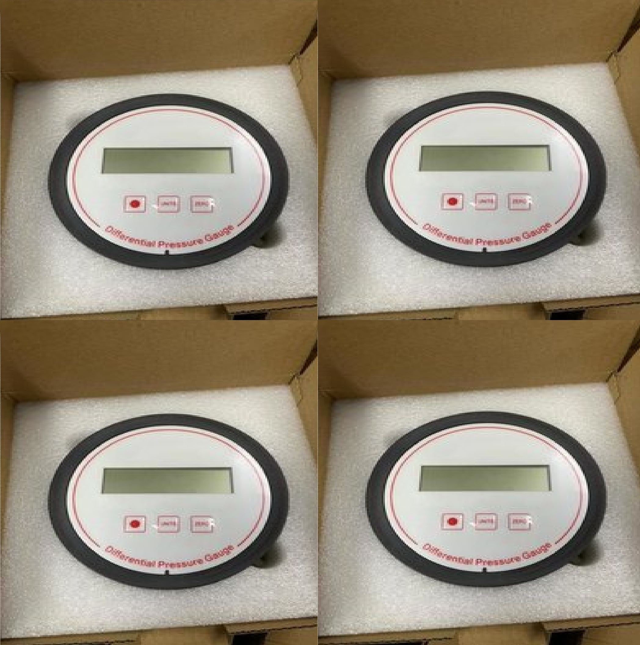 Black Gemtech Instruments Digital Differential Pressure Gauge