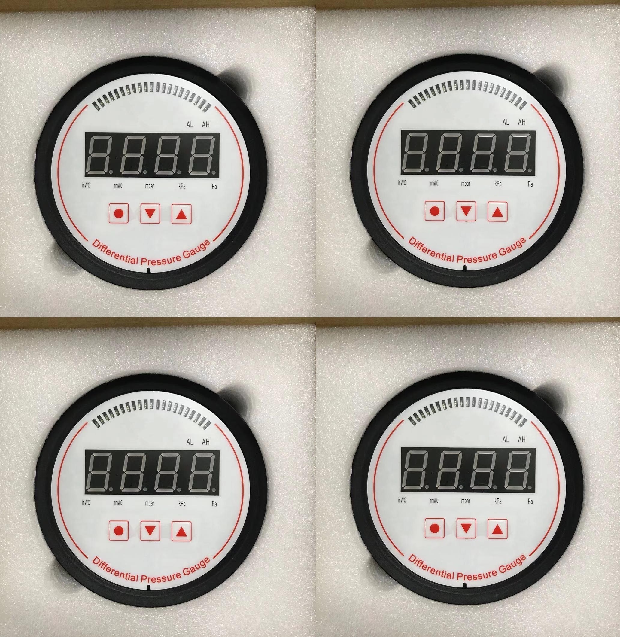 Black Gemtech Instruments Digital Differential Pressure Gauge