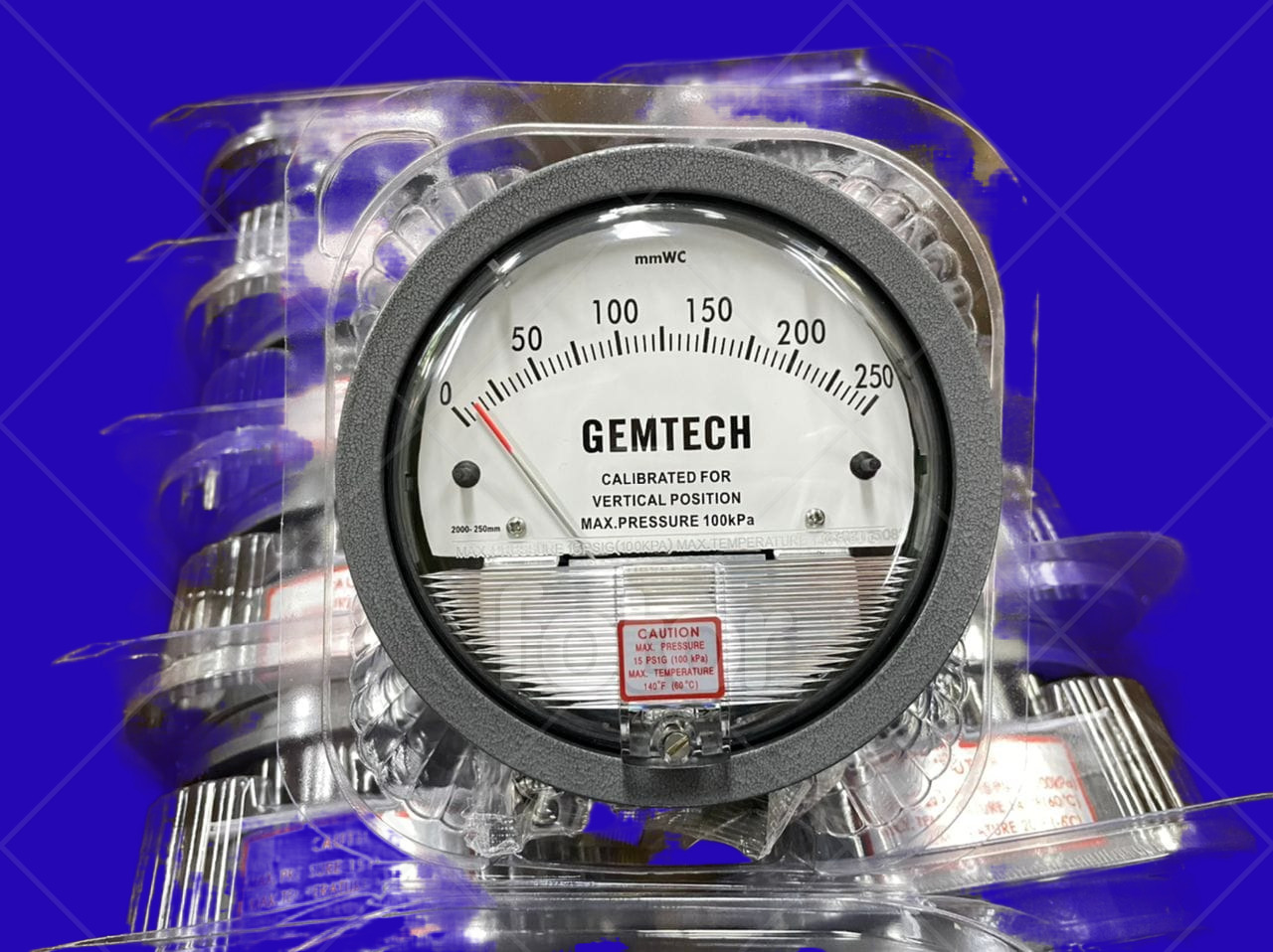 Nextech Minihelic Differential Pressure Gauge Range 0-25 Mm Accuracy: A 5% Of Fs At 70a F (21.1a C).