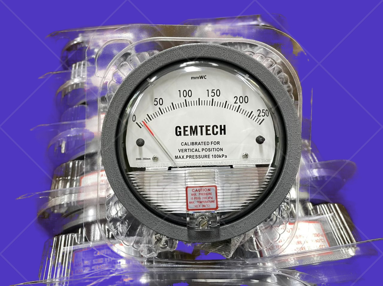 Nextech Minihelic Differential Pressure Gauge Range 0-25 Mm Accuracy: A 5% Of Fs At 70a F (21.1a C).
