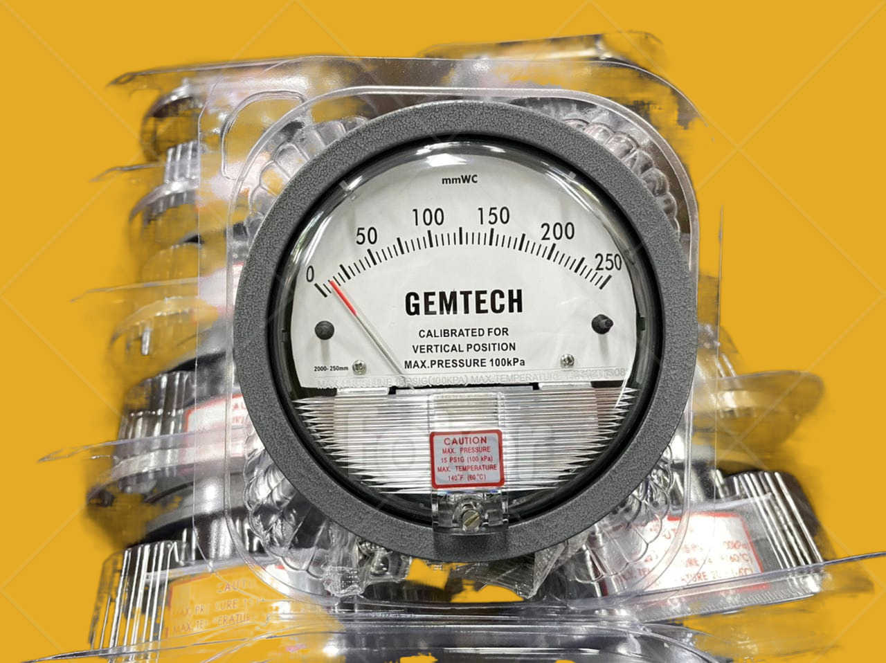 Nextech Differential Magnehelic Pressure Gauge Range 30-0-30 Pascals Accuracy: A 2% Of Full Span At 70 21 3% On -0